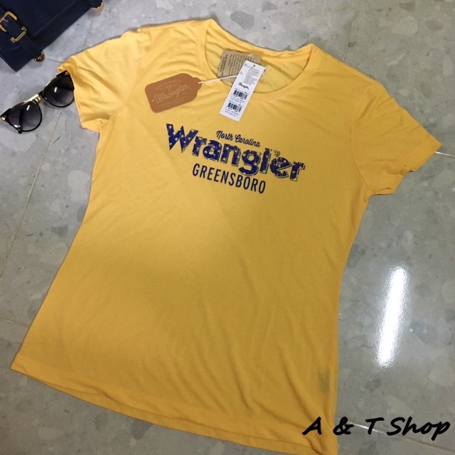 เสื้อยืด-แบรนด์-wranglerแท้