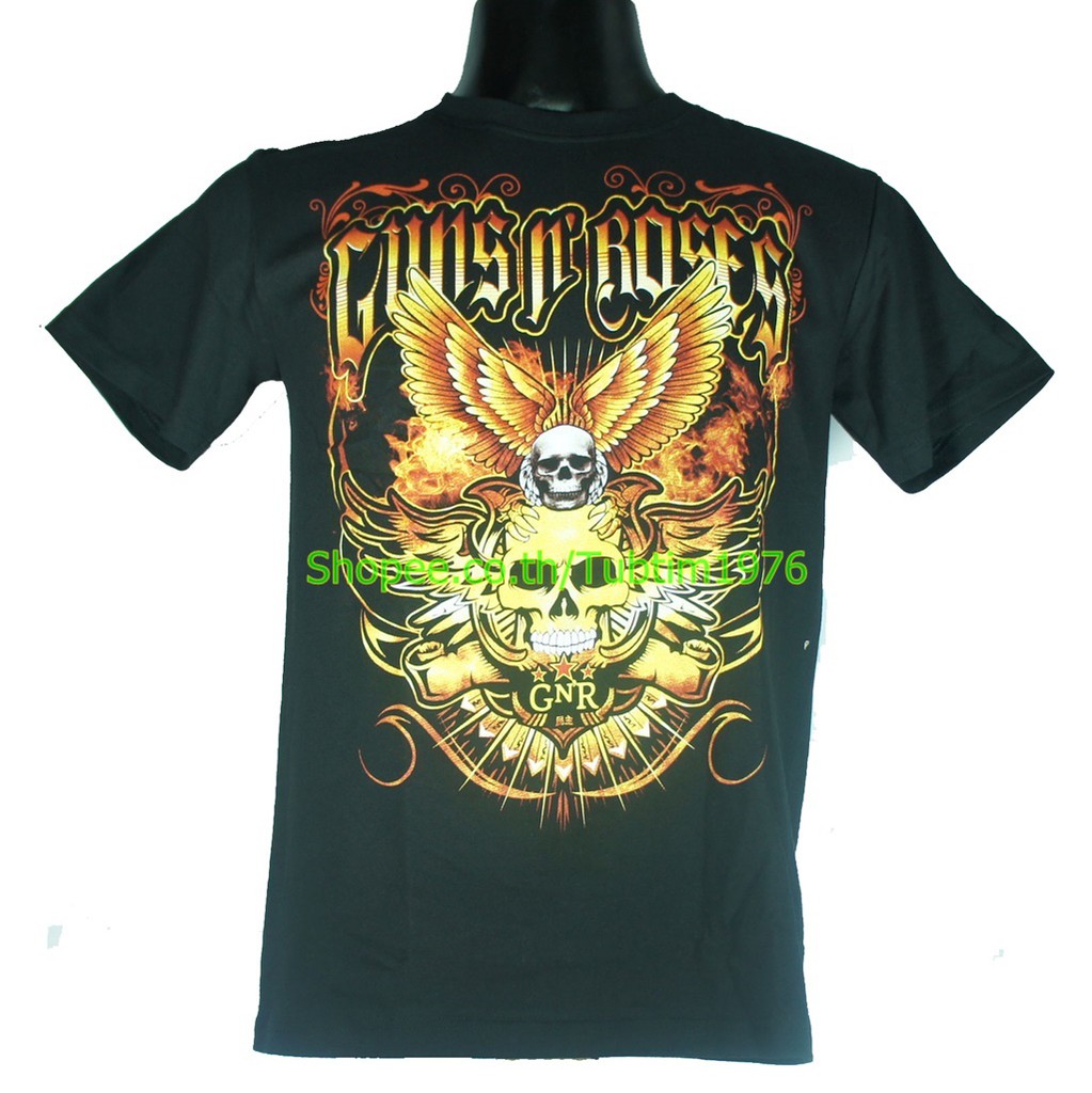 เสื้อยืดโอเวอร์ไซส์เสื้อวง-guns-n-roses-เสื้อวงดังๆ-วินเทจ-เสื้อวินเทจ-กันส์แอนด์โรสเซส-gun1411s-3xl
