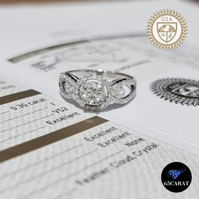 65carat-แหวนเพชรแท้-เม็ดใหญ่-เพชรน้ำ100-พร้อมใบเซอร์gia-ราคาผลิตจากโรงงานเพชร