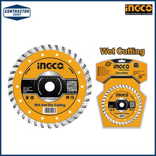 ใบตัดเพชรแห้ง Ingco อิงโค้  ขนาด4"x16มม. รุ่น DMD031051HT