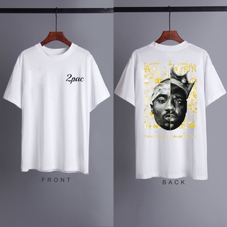 เสื้อวันพีช - 2PAC TuPac เสื้อยืดเสื้อผ้าหลวมสไตล์วินเทจที่ได้รับแรงบันดาลใจจากวินเทจสําหรับผู้ชายเ