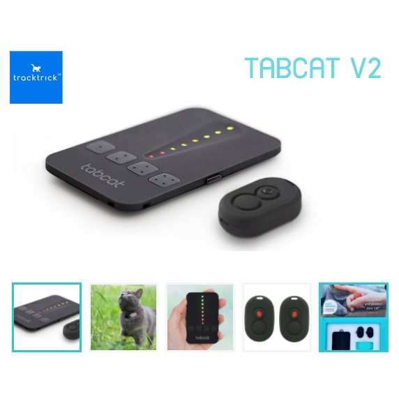 TABCAT V2 สำหรับแมว 24 ตัว เครื่องติดตามแมว นำเข้าจาก UK ปลอกคอกันแมวหาย Shopee Thailand