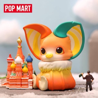 [Ashali] ฟิกเกอร์ POPMART POPMART YOKI YOKI Around the World Series Blind Box Famous Logo Scenery ของเล่นสําหรับเด็ก