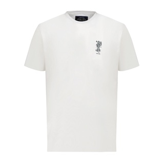 Khaki Bros. - คาคิบรอส - Round neck T-shirt - เสื้อยืดคอกลม - KM22K020 - White