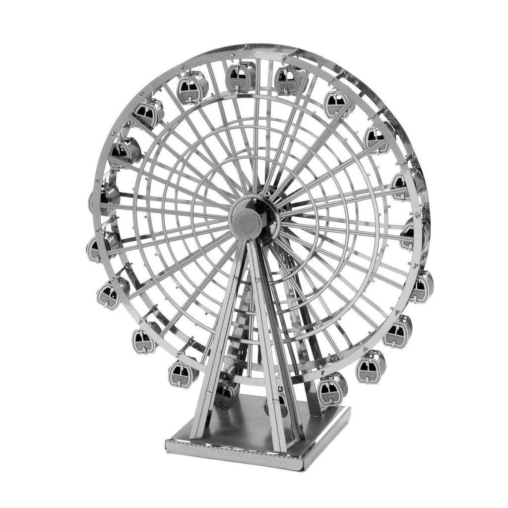 โมเดลโลหะ-3-มิติ-ferris-wheel-ชิงช้าสวรรค์-f21101-สินค้าเป็นแผ่นโลหะประกอบเอง