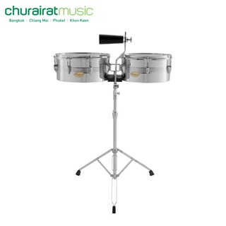 Custom : Timbales Set TBST-1413 กลองทิมบาเล by Churairat Music