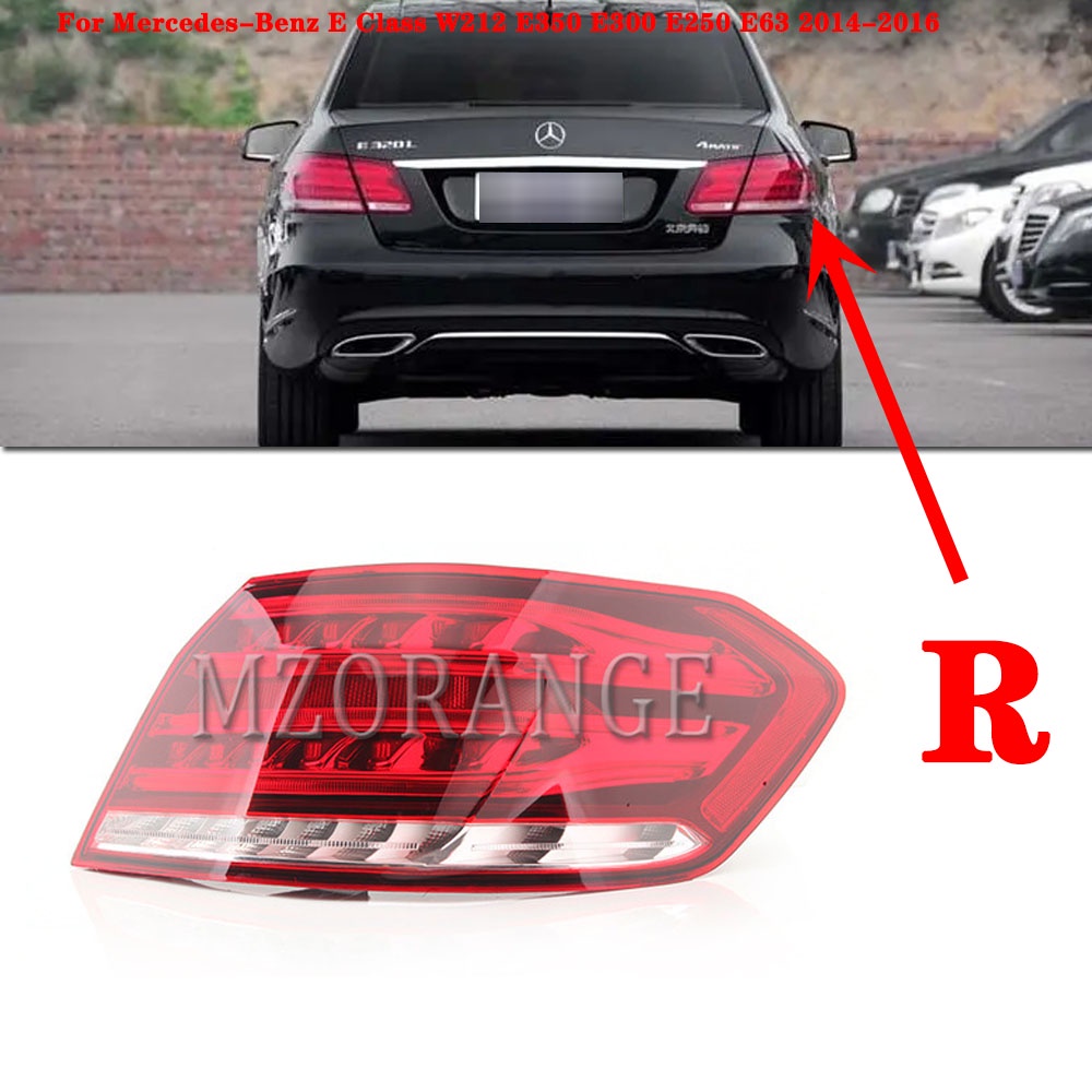 Rear Diffuser With Exhaust Tips For Benz E Class W212 E350 E400 E63 AMG - Foto 8