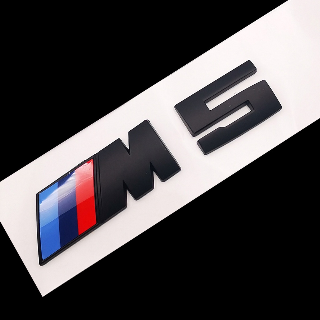 BMW M5 Logo Auto Badge Emblem Trunk Emblem COMPETITION Bar Underlined ...