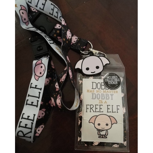 harry potter lanyard card holder dobby สายคล้องคอ แฮร์รี่พอตเตอร์ ลายด็ ...