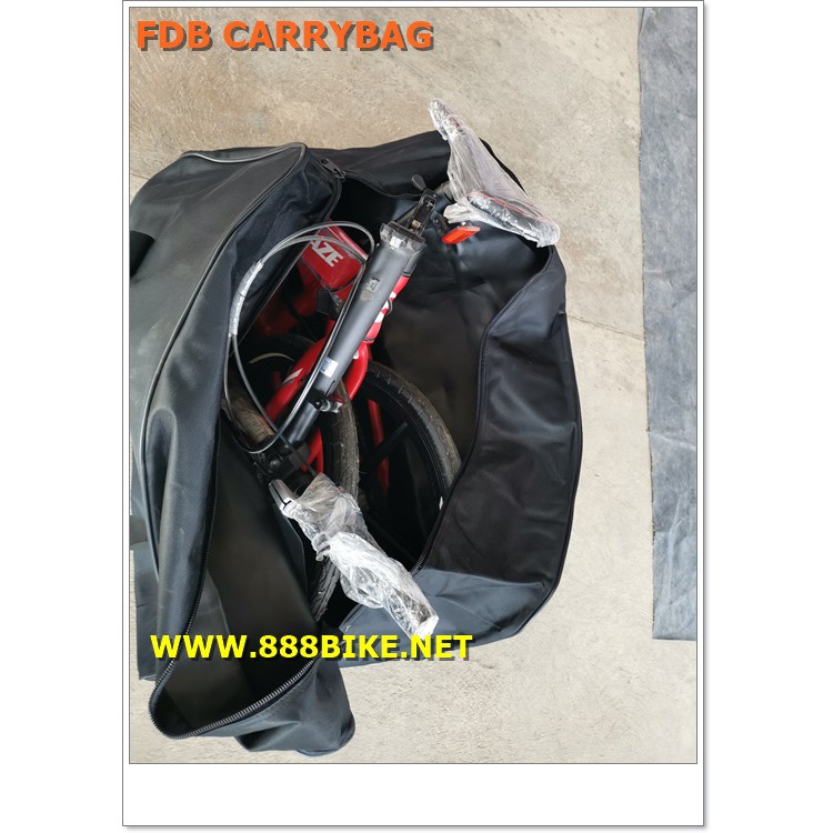 fdb-carrybag-folding-bike-bag-กระเป๋าจักรยานพับได้-สำหรับจักรยาน-16-20-สีดำ-ส้ม-ขนาด-32-65-85-ซม