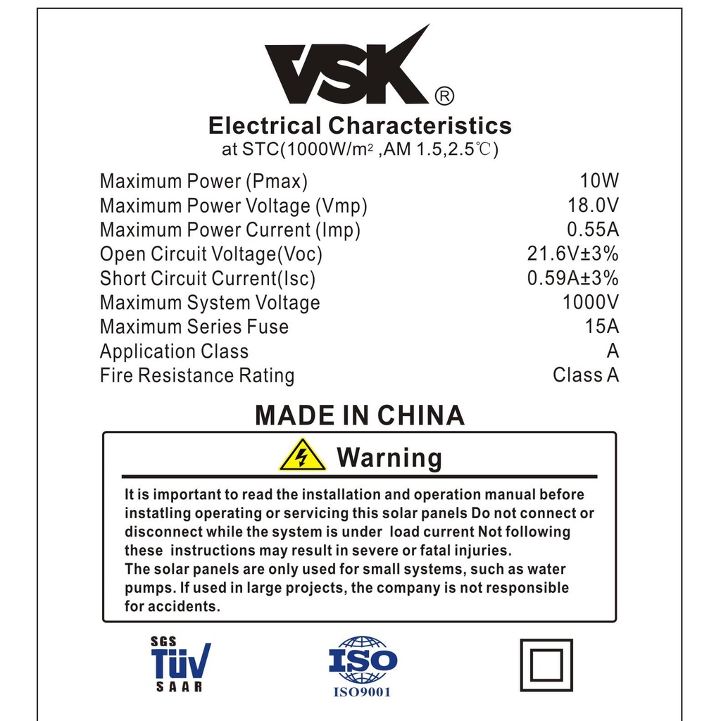 แผงโซล่าเซลล์-poly-ยี่ห้อ-vsk-ขนาด-20w-18v-มีทั้งหมด-2-แบบ-มีที่คีบแบตและไม่มีที่คีบแบต-concept-n-ประกัน-6-เดือน