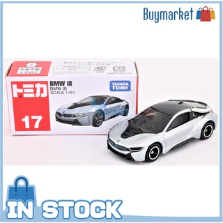 [ต้นฉบับ] Takara Tomy Tomica #17 BMW i8 Scale 1/61 Mini Diecast Toy Car Japan