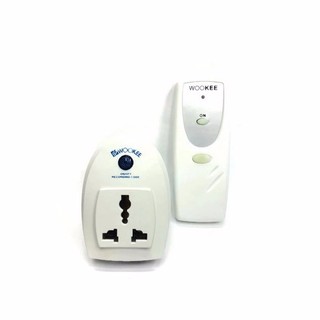 ภาพหน้าปกสินค้าWookee Digital remote control switch1 Point ปลั๊กรีโมท แบบไร้สาย-สีขาว ที่เกี่ยวข้อง