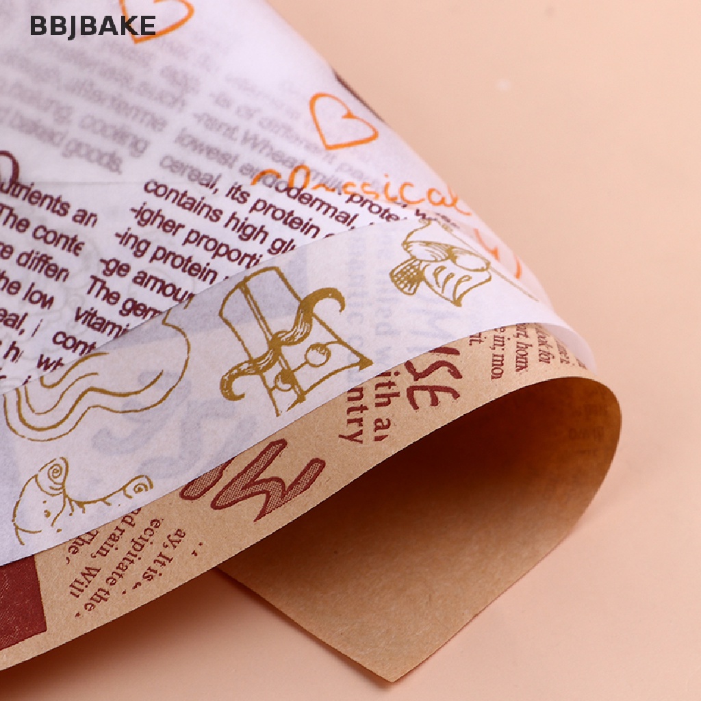 cxfsbake-50-sheets-bento-cake-box-pad-paper-burger-cake-oil-proof-paper-plate-paper-kcb
