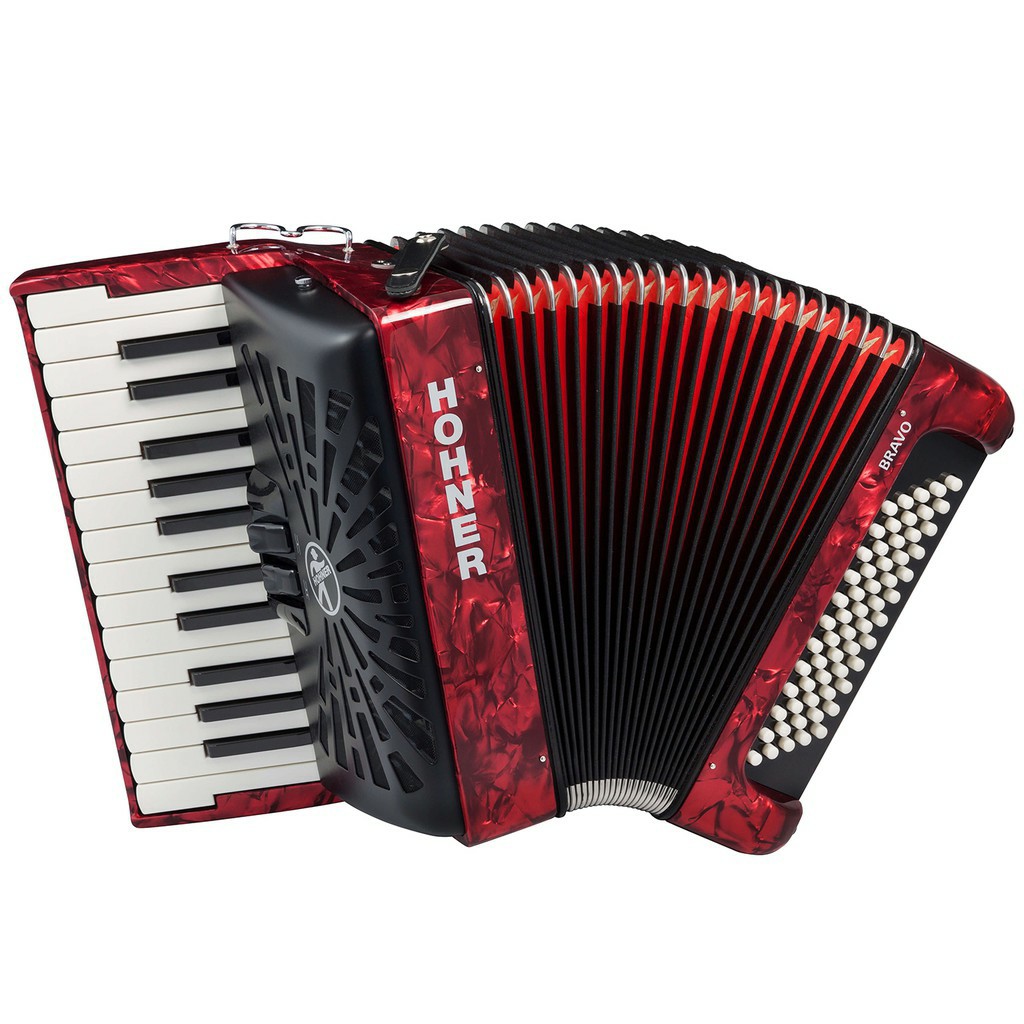 hohner-bravo-ii-chromatic-accordion-60-bass-26-key-แถมฟรีกระเป๋าใส่-แอคคอเดียน-แอคคอร์เดียน