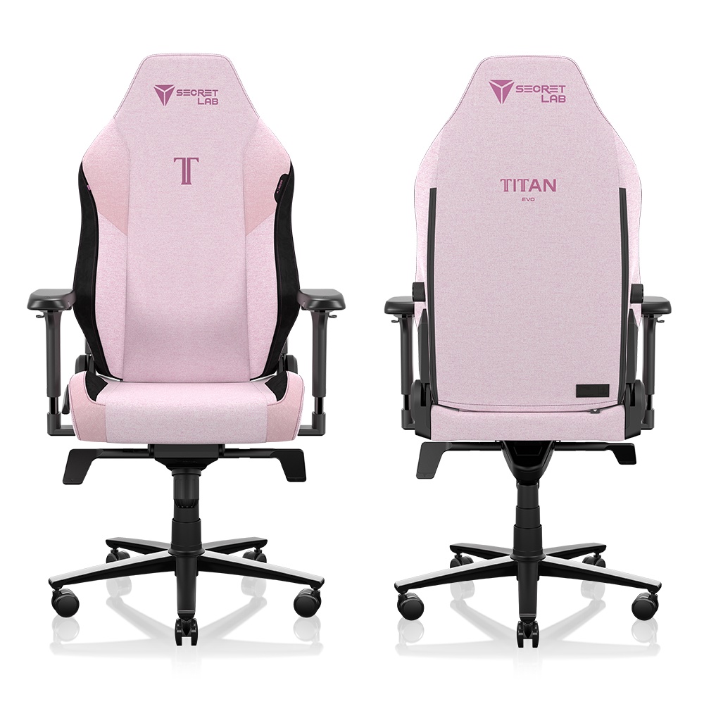ภาพหน้าปกสินค้าSecretlab TITAN Evo 2022 เก้าอี้เกมมิ่ง เนื้อผ้า SoftWeavePlus สีชมพูอ่อน (Plush Pink) จากร้าน secretlab บน Shopee