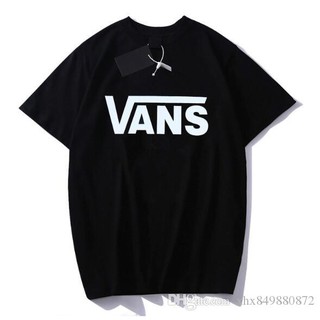 Vans เสื้อยืดลําลอง แขนสั้น พิมพ์ลายตัวอักษร สไตล์ฮิปฮอป แฟชั่นฤดูร้อน สําหรับผู้ชาย