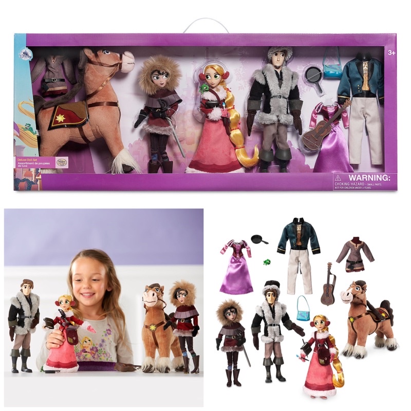 tangled-rapunzel-the-series-deluxe-doll-set-ของแท้-นำเข้าจากอเมริกา