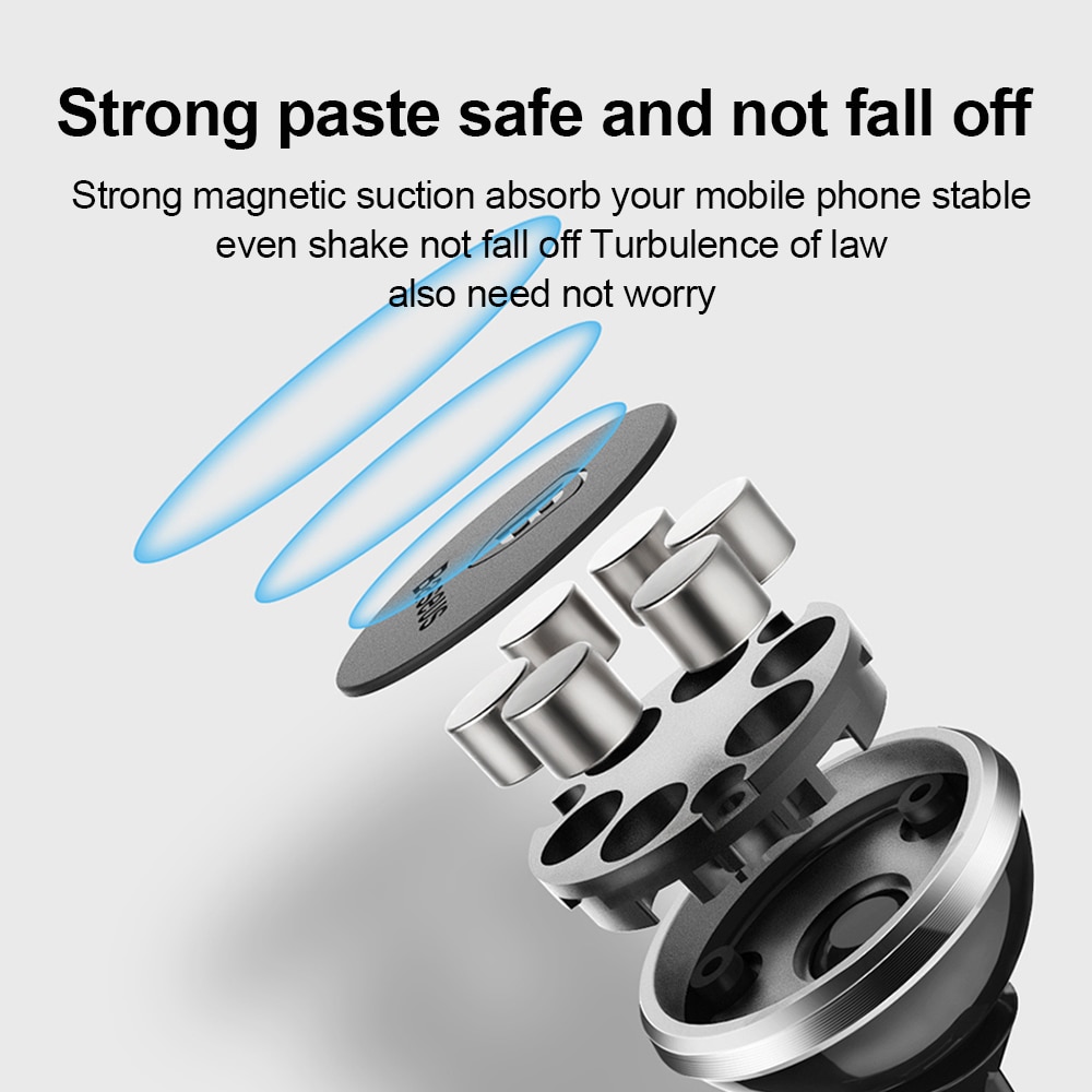 ภาพหน้าปกสินค้าBaseus ที่วางโทรศัพท์ ขาตั้งแม่เหล็ก สําหรับวางโทรศัพท์มือถือ iPhone Samsung ติดในรถยนต์ จากร้าน beisi.th บน Shopee