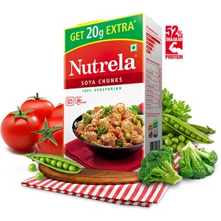 Nutrela Soya Chunks (โปรตีนเกษตร) 200g.