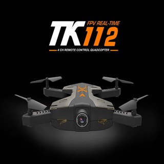 TK112 SHADOW SMART FOLDABLE DRONEโดรนถ่ายภาพ รุ่นใหม่ โดรนพับได้ ใส่กระเป๋า โดรนเซลฟี่