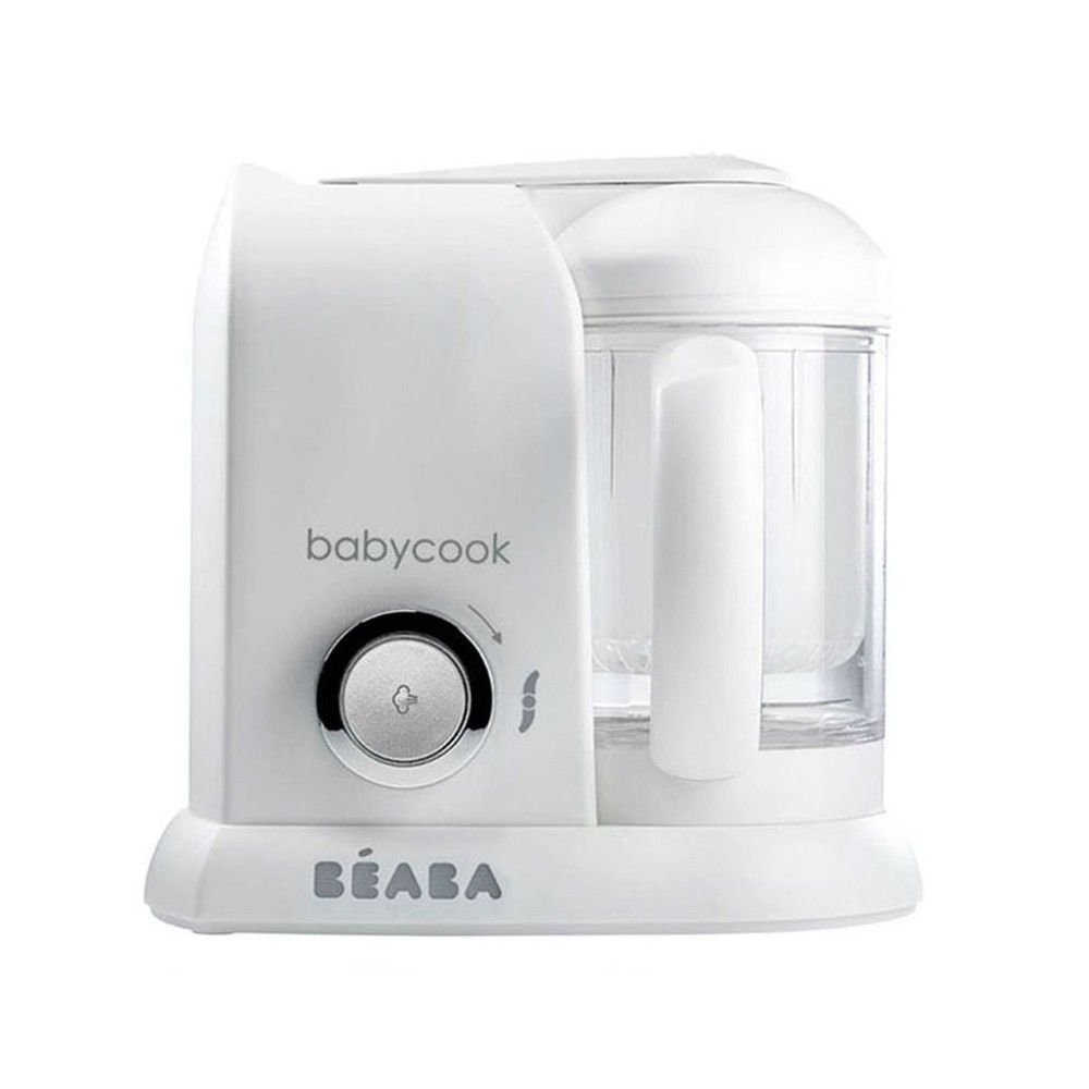 beaba-เครื่องนึ่งปั่นอาหาร-babycook-solo-silver-white