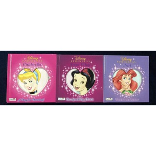 หนังสือ​เด็ก​ภาษาอังกฤษ​ Disney ​princess​ เล่มเล็กปกไดคัท​หัวใจ