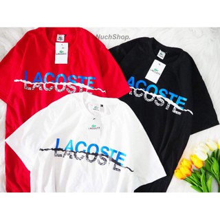 เสื้อยืด lacosteลายคลื่น