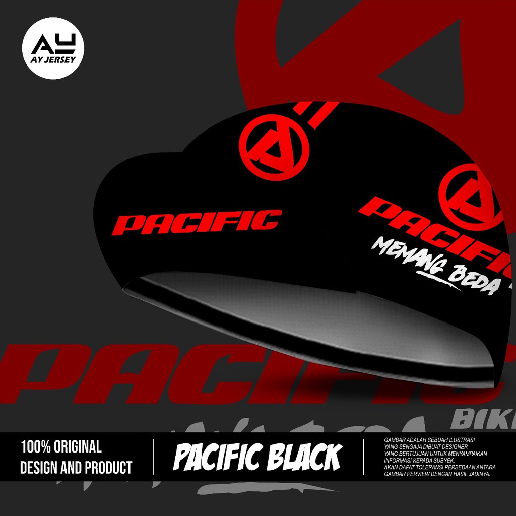 หมวกปั่นจักรยาน-black-pacific-หมวกปั่นจักรยาน