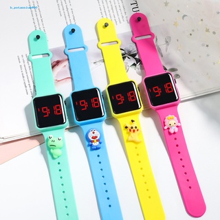 Pota Gift Kids Watch Cartoon Doll Electronic Kids Sports Bracelet Comfortable for Student