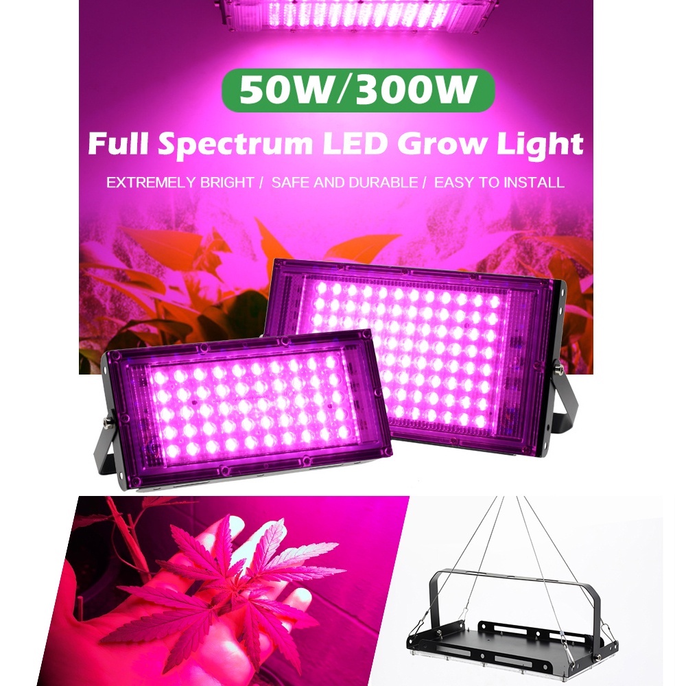 full-spectrum-led-grow-light-300w-200w-100w-50w-ไฟปลุกต้นไม้-ไฟช่วยต้นไม้โตเร็ว-มีสวิตช์ปิดเปิด-สายไฟยาว1-5โมตร