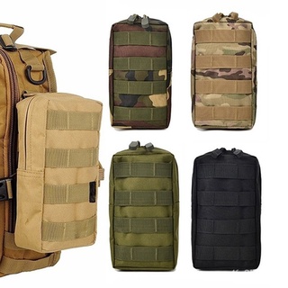 600D Oxford Outdoor Military Tactical Bag EDC Molle Tool Zipper Waist Accessories Durable Belt Comouflage Pouch Hunting