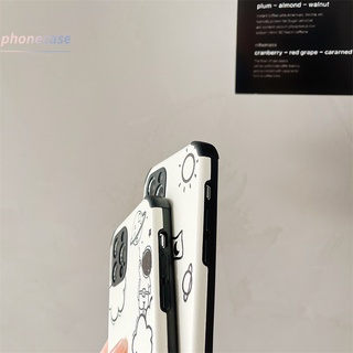 ภาพขนาดย่อของภาพหน้าปกสินค้าเคส Compatible For IPhone 11 PRO MAX 6 7 6S 8 Plus XR XSMAX 12 mini 12 pro max X Se 2020 6SPlus 7Plus 6Plus 8Plus XS Faux Leather Sun Astronaut tpu Phone Case จากร้าน phonecaseshop.th บน Shopee ภาพที่ 4