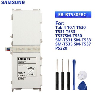 แบตเตอรี่ Samsung GALAXY Tab4 10.1 EB-BT530FBU EB-BT530FBC SM-T530 T531 T535 T537 T533 6800mAh