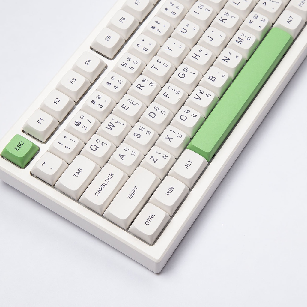 Avocado Keycaps PBT XDA Profile Milk Green Sublimation Keyboard Keycap ...