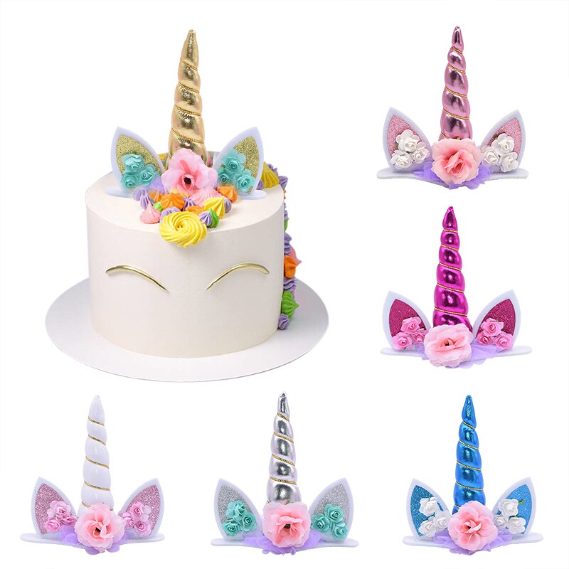 unicorn-themed-cake-topper-birthday-decoration-happy-birthday