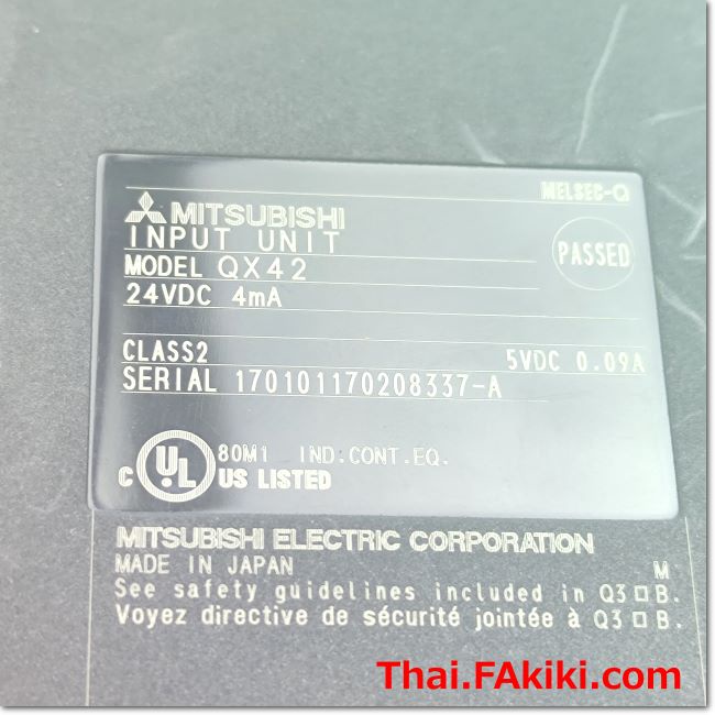 qx42-input-unit-หน่วยรับเข้า-สเปค-24vdc-4ma-mitsubishi