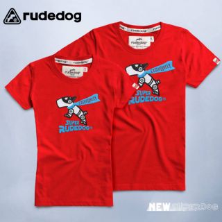 Rudedog เสื้อยืด รุ่น New Super สีแดง