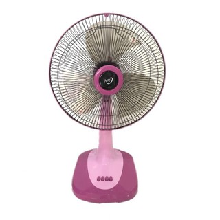 สินค้า พัดลมตั้งโต๊ะ 12 นิ้ว /Airy Desk Fan (สีชมพู)