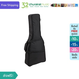 Custom : Folk Guitar Bag FGB-100 (1/2) กระเป๋ากีต้าร์โปร่ง สีดำ by Churairat Music