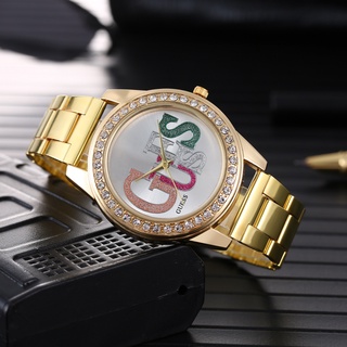 นาฬิกาข้อมือ สายสแตนเลส ประดับเพชร แบบเรียบง่าย แฟชั่นใหม่ สําหรับผู้หญิง 2022