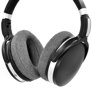 แผ่นผ้ารองหูฟัง แบบหนา สีเทา แบบเปลี่ยน สําหรับ Sennheiser HD4.50BT HD4.50BTNC HD4.40BT