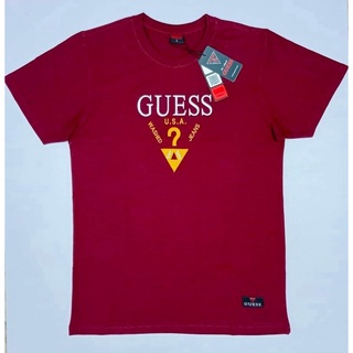 [100% Cotton] [FOTB] Guess Overruns เสื้อยืด แขนสั้น คอกลม สําหรับผู้ชาย