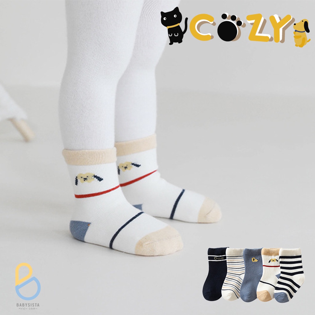 ถุงเท้าเด็ก-babysista-รุ่น-cozy-พร้อมส่ง-มีราคาขายส่ง