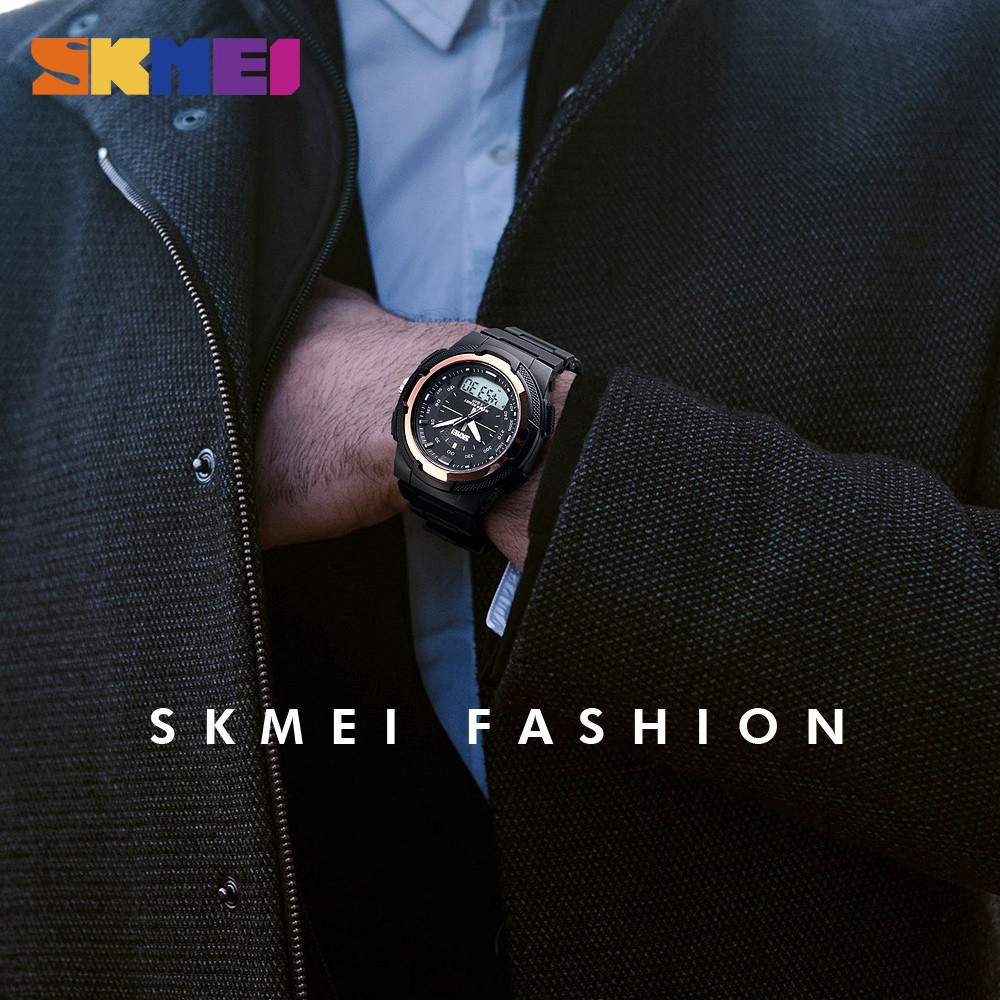 ภาพสินค้าSKMEI นาฬิกาข้อมือดิจิทัล มีไฟ LED สำหรับผู้ชาย จากร้าน skimei.th บน Shopee ภาพที่ 6