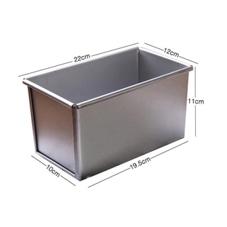 ♛Hot New Useful 450g Carbon Steel Bread Loaf Pan With Cover Bread Toast Mold w Lid Heavy Duty Professional Bread Maker P