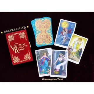 Victorian Romantic Tarot ไพ่ยิปซีชุดสะสมหายาก ไพ่ยิปซี ไพ่ทาโร่ต์ ไพ่ออราเคิล Tarot Oracle Card Decks