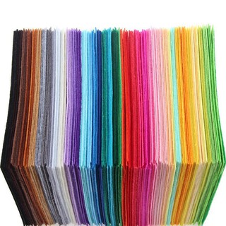 ผ้าโพลีเอสเตอร์ ผ้าไม่ทอ สําหรับเย็บตุ๊กตา ขนาด 15x15 ซม. Diy 40 ชิ้น