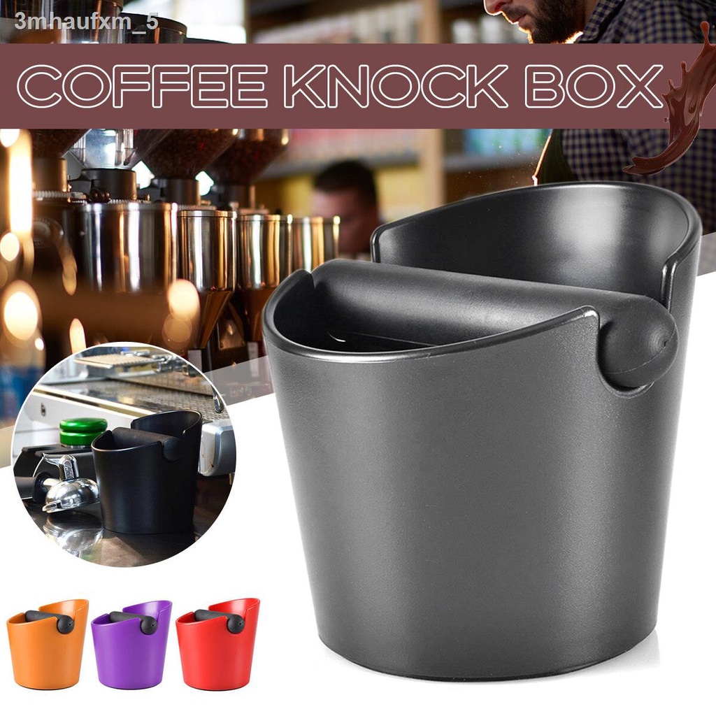 ถังกาแฟกล่องหลายสีเคาะแป้งตะกรันคราบรีไซเคิลพร้อมที่จับ-anti-ฐานลื่นไถลบาร์เครื่องชงกาแฟ-home