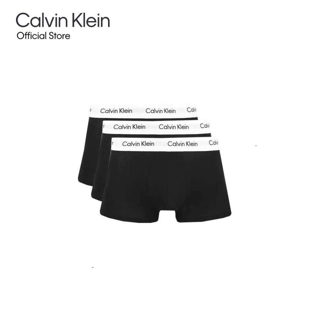 ภาพหน้าปกสินค้าCalvin Klein กางเกงในชาย แพ็ค 3 ชิ้น ทรง Low Rise Trunk สีดำ รุ่น U2664 001 จากร้าน calvinklein_officialstore บน Shopee